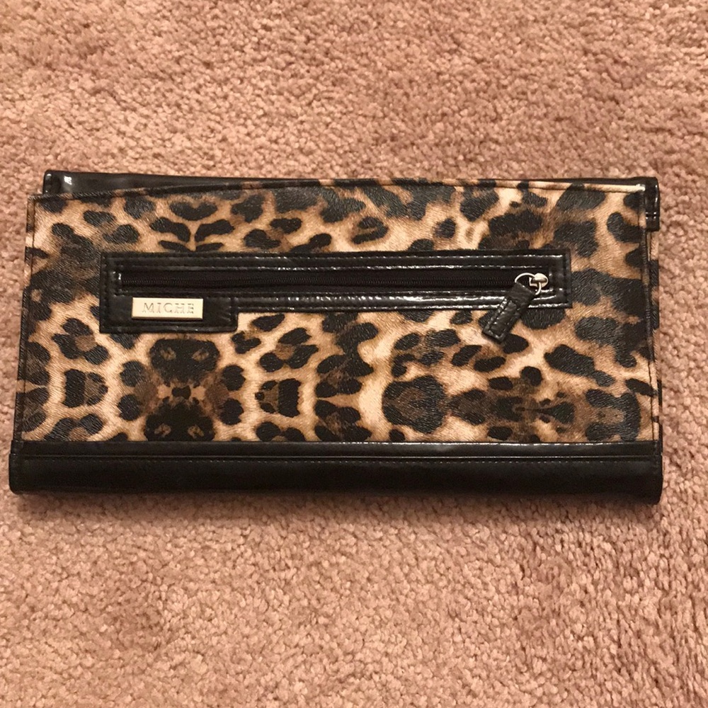 Animal print Miche shell (classic bag size)